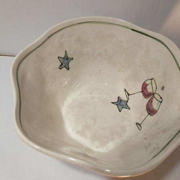 Julia Junkin PAPA Serving Bowl-CERTIFIED INTERNATIONAL  10" ROUND - Picture 9 of 15